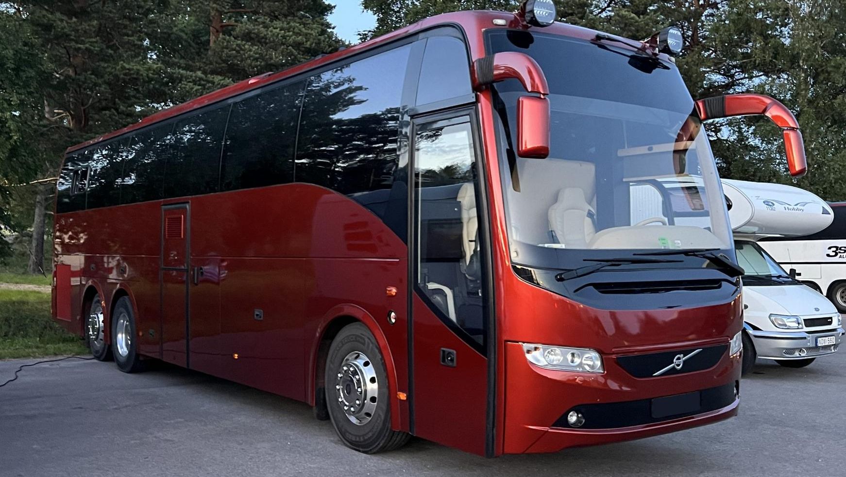 Volvo 9700HD. Luksus-camping!
