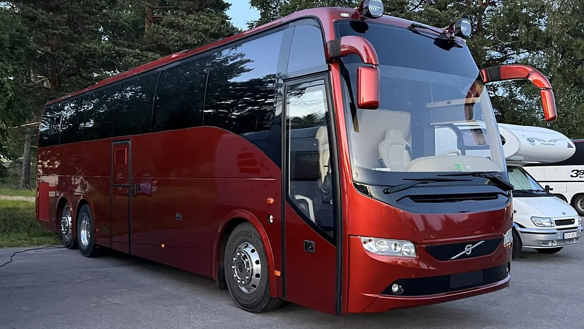 Volvo 9700HD. Luksus-camping!